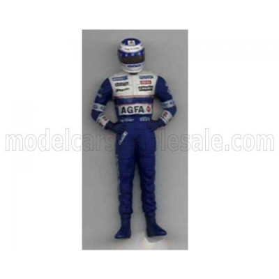 MINICHAMPS FIGURES JARNO TRULLI PROST F1 1998 - WHITE BLUE 1/43