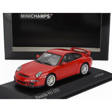 MINICHAMPS PORSCHE 911 997 GT3 COUPE 2006 - RED 1/43