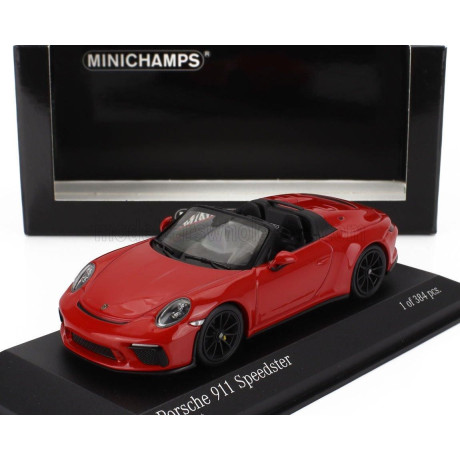 MINICHAMPS PORSCHE 911 991 SPEEDSTER CABRIOLET OPEN 2019 - RED 1/43
