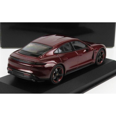 MINICHAMPS PORSCHE TAYCAN TURBO S CROSS 2020 - RED MET 1/43