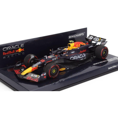 MINICHAMPS RED BULL F1  RB20 TEAM ORACLE RED BULL RACING N 11 SEASON 2024 SERGIO PEREZ - BLUE YELLOW RED 1/43