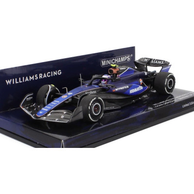 MINICHAMPS WILLIAMS F1  FW46 TEAM WILLIAMS RACING N 2 SEASON 2024 LOGAN SARGEANT - 2 TONE BLUE 1/43