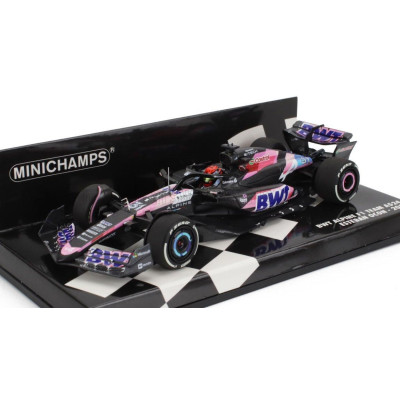 MINICHAMPS ALPINE F1  A524 TEAM BWT ALPINE N 31 SEASON 2024 ESTEBAN OCON - BLACK BLUE PINK 1/43