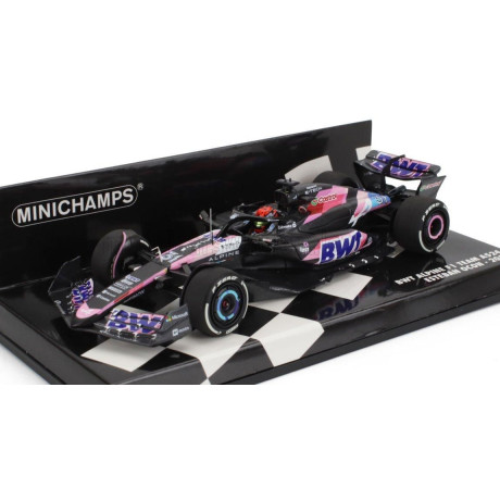 MINICHAMPS ALPINE F1  A524 TEAM BWT ALPINE N 31 SEASON 2024 ESTEBAN OCON - BLACK BLUE PINK 1/43