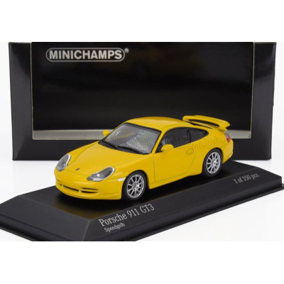 MINICHAMPS PORSCHE 911 996 GT3 COUPE 1999 - YELLOW 1/43