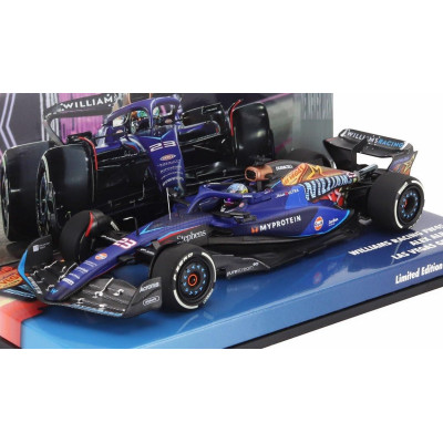 MINICHAMPS WILLIAMS F1  FW45 TEAM WILLIAMS RACING GULF N 23 LAS VEGAS USA GP 2023 ALEXANDER ALBON - BLUE BLACK 1/43
