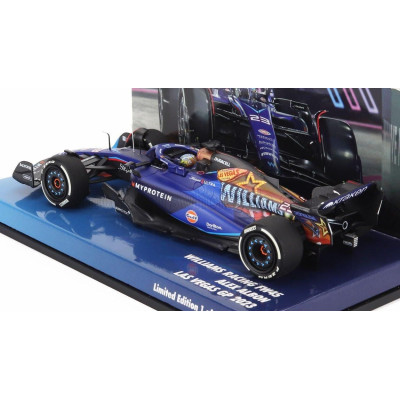 MINICHAMPS WILLIAMS F1  FW45 TEAM WILLIAMS RACING GULF N 23 LAS VEGAS USA GP 2023 ALEXANDER ALBON - BLUE BLACK 1/43