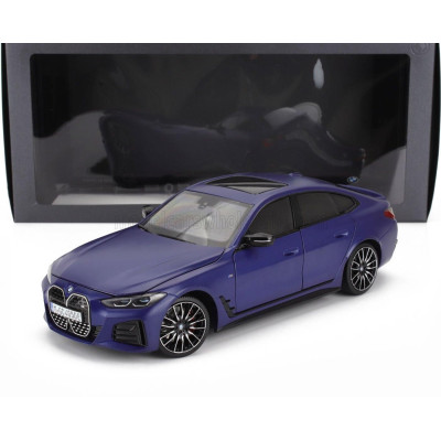 MINICHAMPS BMW 4-SERIES i4 M50 (G26) 2022 - MATT BLUE 1/18