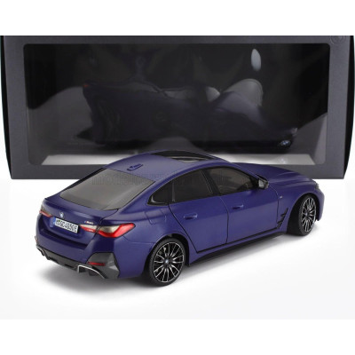 MINICHAMPS BMW 4-SERIES i4 M50 (G26) 2022 - MATT BLUE 1/18