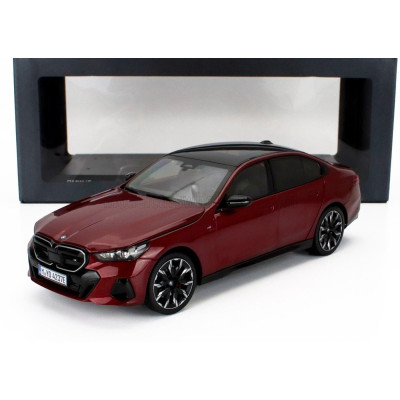 MINICHAMPS BMW 5-SERIES i5 M50 (G60) 2023 - ROSSO FUOCO - RED MET 1/18