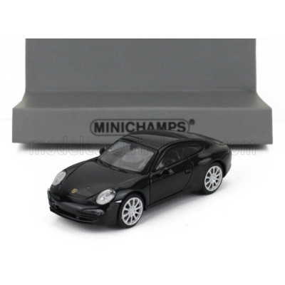 MINICHAMPS PORSCHE 911 997 COUPE 2011 - BLACK 1/87