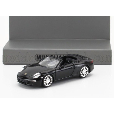 MINICHAMPS PORSCHE 911 991 CABRIOLET OPEN 2013 - BLACK 1/87