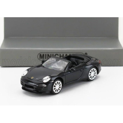 MINICHAMPS PORSCHE 911 991 CABRIOLET OPEN 2013 - BLUE 1/87