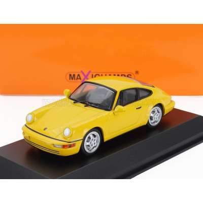 MINICHAMPS PORSCHE 911 CARRERA COUPE 1992 - YELLOW 1/43