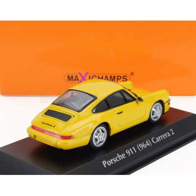 MINICHAMPS PORSCHE 911 CARRERA COUPE 1992 - YELLOW 1/43