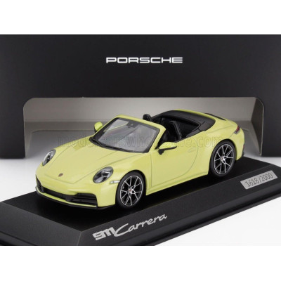 MINICHAMPS PORSCHE 911 992-2 CARRERA CABRIOLET OPEN 2024 - CARTAGENA YELLOW 1/43