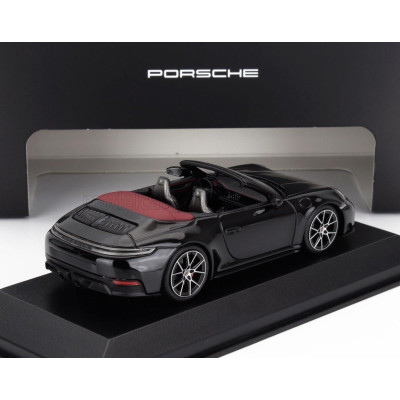MINICHAMPS PORSCHE 911 992-2 CARRERA GTS CABRIOLET OPEN 2024 - BLACK 1/43