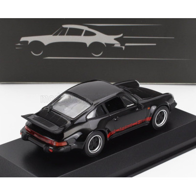 MINICHAMPS PORSCHE 911 930 TURBO COUPE 1977 - 50 JAHRE PORSCHE DESIGN - BLACK 1/43