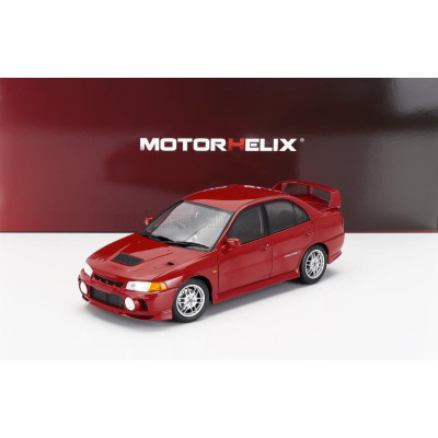 MOTORHELIX MITSUBISHI LANCER EVO IV WITH ENGINE AND ACCESSORIES 1999 - RED 1/18