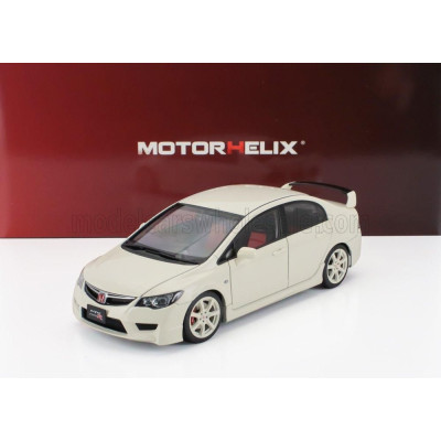 MOTORHELIX HONDA CIVIC TYPE-R FD2 WITH ENGINE AND ACCESSORIES 2007 - WHITE 1/18