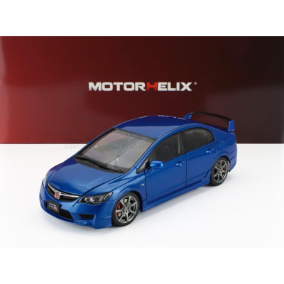 MOTORHELIX HONDA CIVIC TYPE-R FD2 WITH ENGINE AND ACCESSORIES 2007 - BLUE 1/18