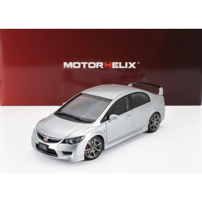 MOTORHELIX HONDA CIVIC TYPE-R FD2 WITH ENGINE AND ACCESSORIES 2007 - SILVER 1/18