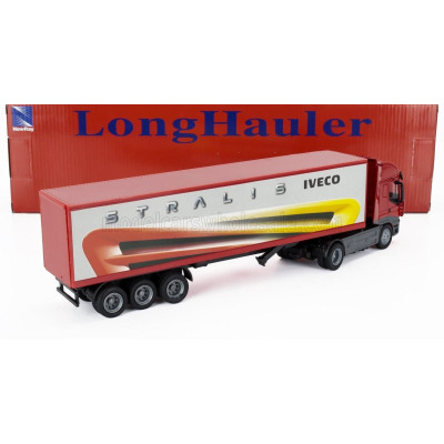 NEWRAY IVECO FIAT STRALIS 540 TRUCK CASSONATO 2009 - RED 1/43