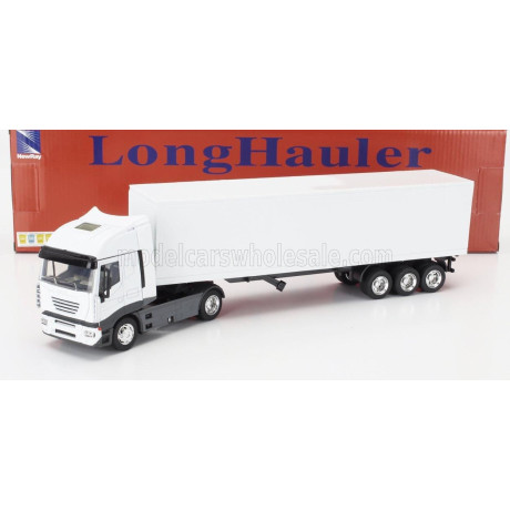 NEWRAY IVECO FIAT STRALIS 540 TRUCK CASSONATO 2009 - WHITE 1/43