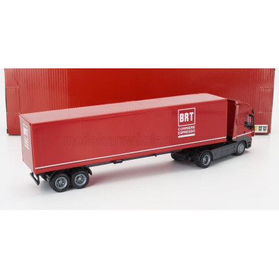 NEWRAY IVECO FIAT STRALIS 540 TRUCK CASSONATO BRT BARTOLINI CORRIERE ESPRESSO 2009 - RED 1/43