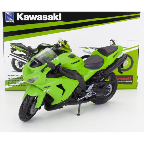 NEWRAY KAWASAKI NINJA ZX-10R 2006 - GREEN BLACK 1/12