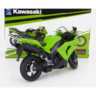 NEWRAY KAWASAKI NINJA ZX-10R 2006 - GREEN BLACK 1/12