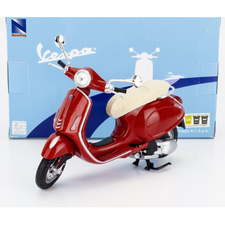 NEWRAY PIAGGIO VESPA PRIMAVERA 2013 - RED 1/12