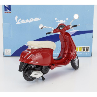 NEWRAY PIAGGIO VESPA PRIMAVERA 2013 - RED 1/12