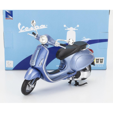 NEWRAY PIAGGIO VESPA PRIMAVERA 2013 - LIGHT BLUE MET 1/12