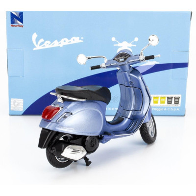 NEWRAY PIAGGIO VESPA PRIMAVERA 2013 - LIGHT BLUE MET 1/12