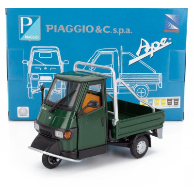 NEWRAY PIAGGIO APE 50 CROSS COUNTRY 1994 - GREEN BLACK 1/18