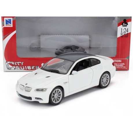 NEWRAY BMW 3-SERIES M3 (E92) COUPE 2007 - WHITE CARBON 1/24
