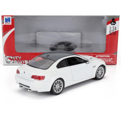 NEWRAY BMW 3-SERIES M3 (E92) COUPE 2007 - WHITE CARBON 1/24
