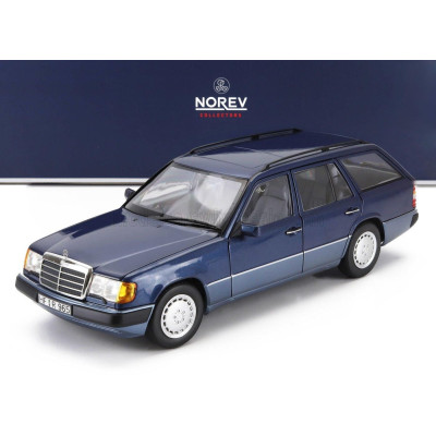 NOREV MERCEDES BENZ E-CLASS 300TD (S124) T-MODELL SW STATION WAGON 1990 - NAUTICAL BLUE 1/18