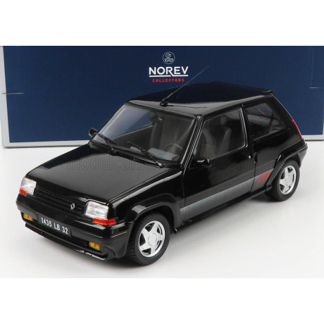 NOREV RENAULT R5 SUPERCINQUE GT TURBO 1989 - BLACK 1/18