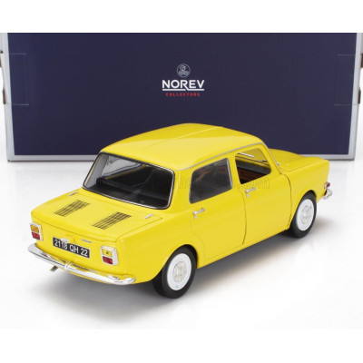 NOREV SIMCA 1000 LS 1974 - YELLOW 1/18