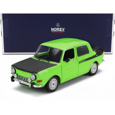 NOREV SIMCA 1000 RALLY2 1976 - GREEN BLACK 1/18