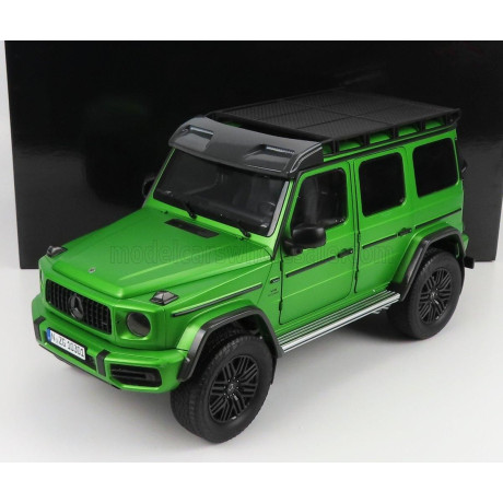 NZG MERCEDES BENZ G-CLASS 4x4² 2022 - HELL MAGNO GREEN MET 1/12
