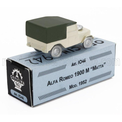 OFFICINA 942 ALFA ROMEO AR51 1900M MATTA 1952 - CREAM BROWN 1/76