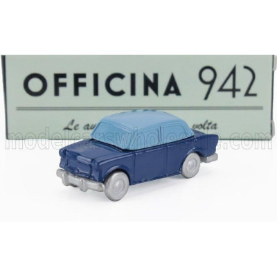 OFFICINA 942 FIAT 600 BERLINA CARROZZERIA MANTELLI 1957 - 2 TONE BLUE 1/76