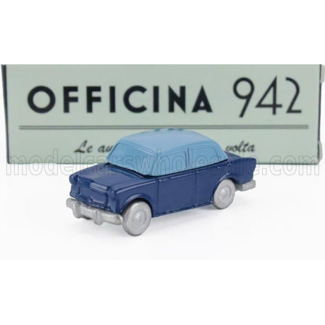OFFICINA 942 FIAT 600 BERLINA CARROZZERIA MANTELLI 1957 - 2 TONE BLUE 1/76
