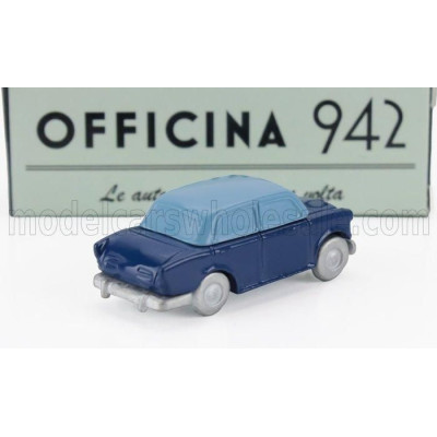 OFFICINA 942 FIAT 600 BERLINA CARROZZERIA MANTELLI 1957 - 2 TONE BLUE 1/76