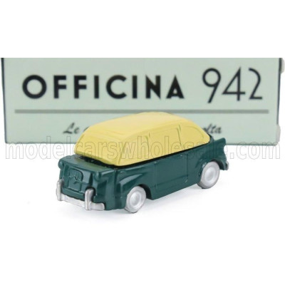 OFFICINA 942 FIAT 600 MULTIPLA SPECIALE CARROZZERIA FRUA 1956 - GREEN BEIGE 1/76