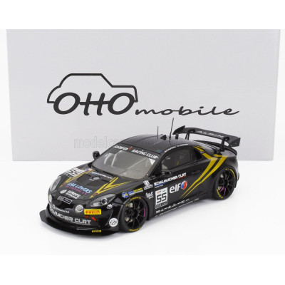 OTTO MOBILE ALPINE A110 GT4 TEAM SCHUMACHER CLRT N 55 GT4 EUROPEAN SERIES SEASON 2024 PASCAL HUTEAU - LAURENT HURGON - BLACK GOL