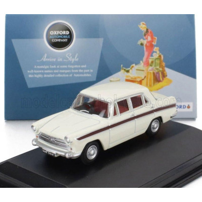 OXFORD MODELS AUSTIN CAMBRIDGE 1959 - WHITE RED 1/76